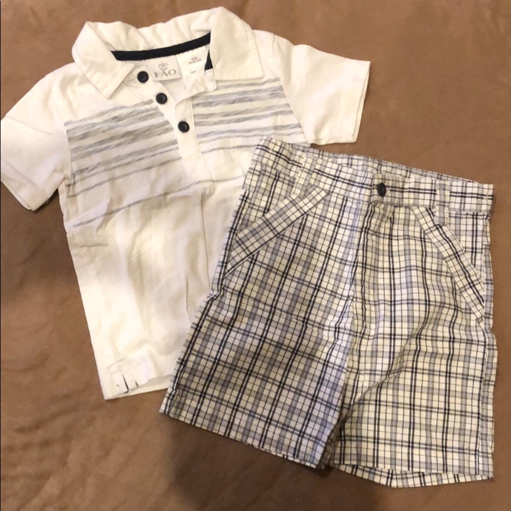 Boys short/shirt set